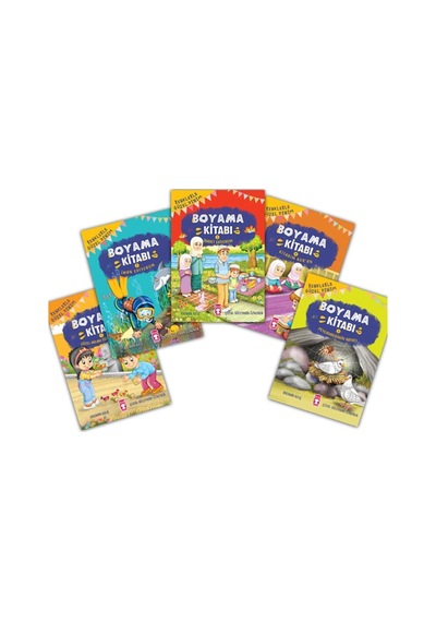 Timaş Renklerle Güzel Dinim Boyama Kitabı Seti 5 Kitap