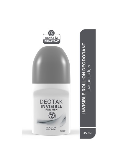 4 Adet Deotak Roll On Invisible 35 Ml Bay