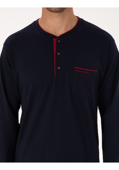 Pierre Cardin Erkek Lacivert Pijama Takım 50322570-200 Lacivert