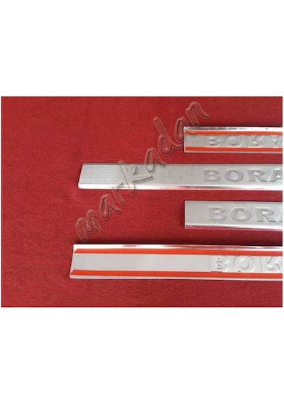 Db Chrome Vw Bora Krom Kapı Eşiği 1998-2004 4 Parça P.Çelik N11.7406