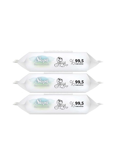 Sleepy Islak Havlu Bio Natural 40'lı 12 Li Set 480 Yaprak Tekli