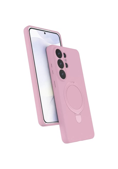 Newface Samsung Galaxy S26 Ultra Regal Magsafe Standlı Kapak - Açık Pembe