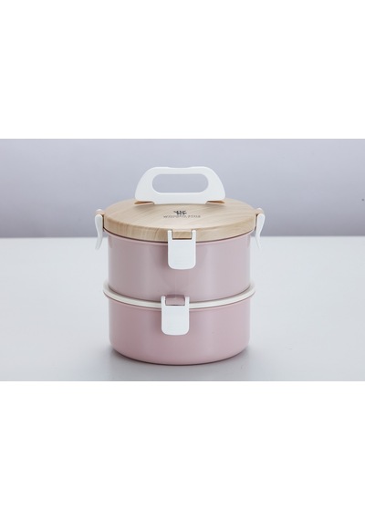 Vagonlife Ws-008 1600ml Pembe Çelik Saklama Kabı