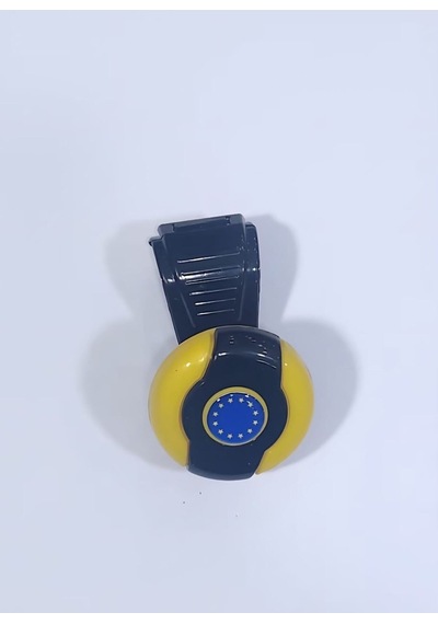 Sarı-siyah Dönebilen Vites Topuzu Avrupa Bayrağı Stickerlı Çok Renkli