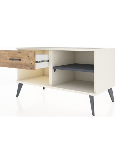 Hyperion Şifonyer Tek Raflı Tek Çekmeceli 88x44x48 Aytaşı-antrasit/çam Antrasit/çam Hyperion Şifonyer Tek Raflı Tek Çekmeceli 88x44x48 Aytaşı-antrasit/çam Antrasit/çam