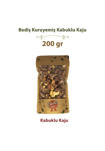 Bediş Naturel Zarlı Kaju 200 Gr 200 G