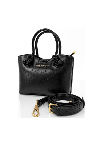 Just Polo Elite İthal Kadın Siyah Mini El Ve Omuz Çantası Gold Detaylı Ebatlar Eni 21 Cm Boyu 14 Cm