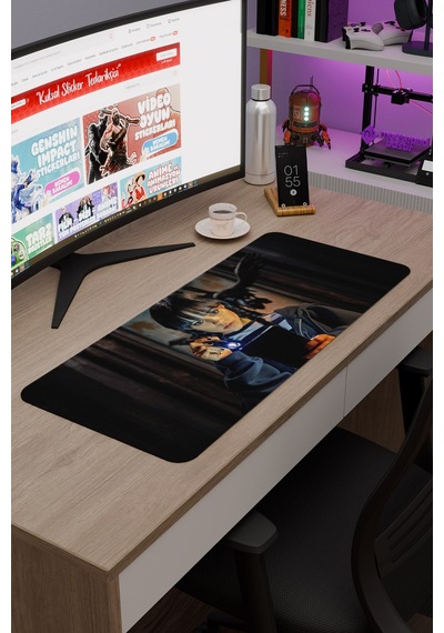 Wednesday V3 70x30 Xl Gaming Kauçuk Kaymaz Taban Mouse Pad Fare Altlığı