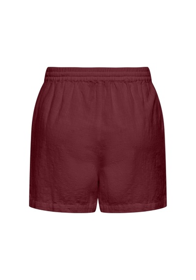 Only Onlswar Thyra Pull Up Shorts Wvn Kadın Kırmızı Şort - 15378514