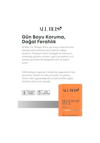 Erkeklere Özel Deodorant Stick 50 Ml