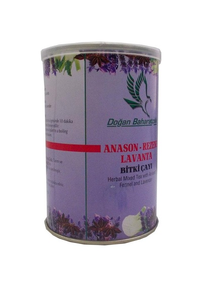 Doğan Baharatçılık Anason Rezene Lavanta Bitki Çayı Teneke 100 G