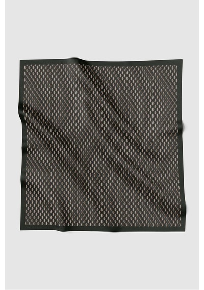 Buttonscarves Prism Vual Kare Eşarp - Raisin Siyah