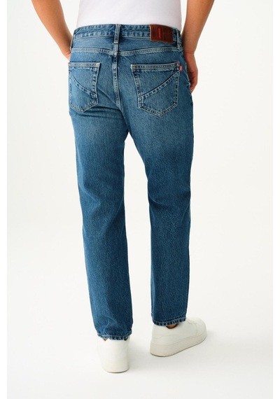 Lf2036186 Simon Straight Fit Erkek Jean Pantolon Dark Wash