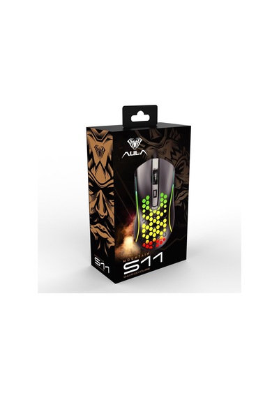 Aula S11 3600 DPI RGB Optik Oyuncu Mouse
