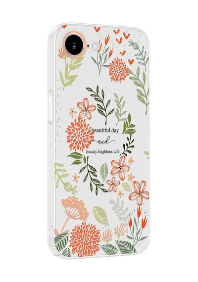 İphone 16e Kılıf Kamera Korumalı Desenli Zore Klip Kapak - Beautiful -