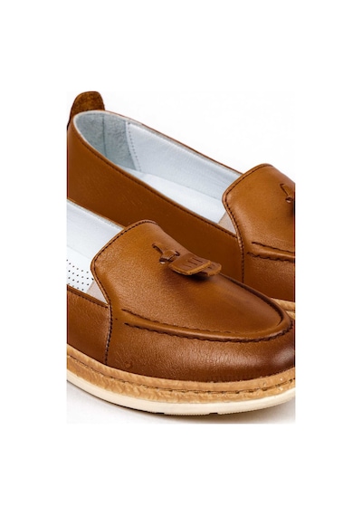 Bestello Püsküllü Poli Loafer 020-049 Kadın Ayakkabı Taba