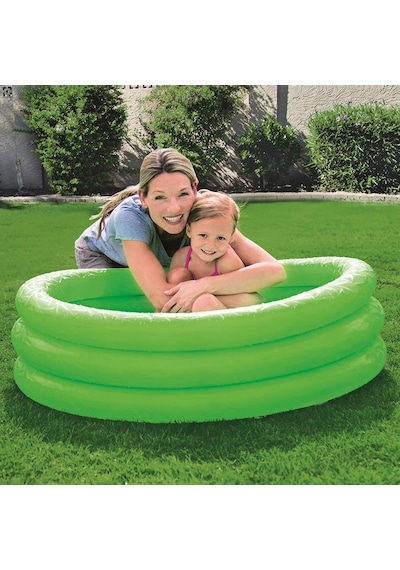 Bestway 51025 Renkli Şişme Çocuk Havuzu Yeşil 122 x 25 CM Yeşil