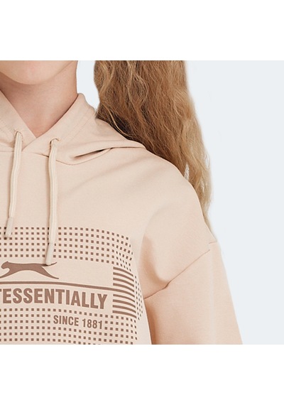 Slazenger LAYO Çocuk Kapüşonlu Camel Sweatshirt