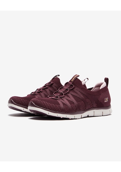 Skechers Gratis - Chic Newness Kadın Bordo Günlük Ayakkabı 104152 Plum Bordo