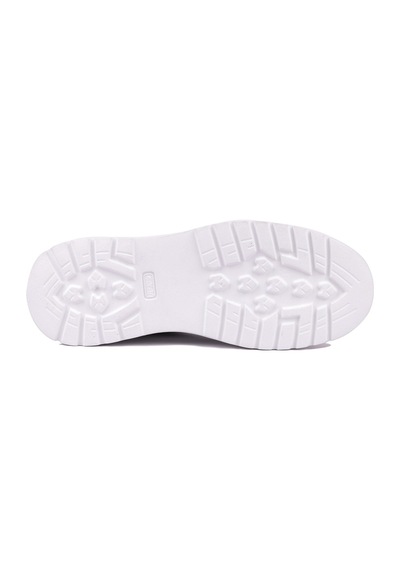 Shoetyle - Hakiki Deri Beyaz Renk Günlük Erkek Sneaker - 115-k643 -1621