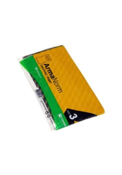 3 No 33X45 Sıyah 50 Lı Pk Takviyeli Poşet