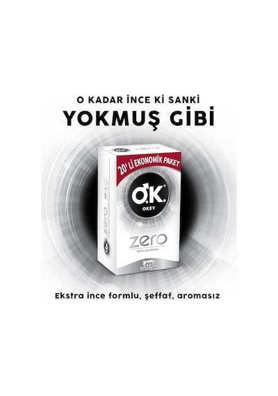 Okey Zero Prezervatif 20'li