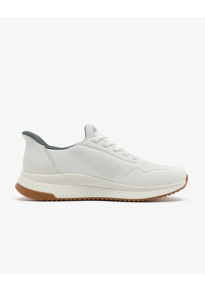 Skechers Bobs Squad 4-direct Step Erkek Beyaz Günlük Ayakkabı 118424 Wht Beyaz