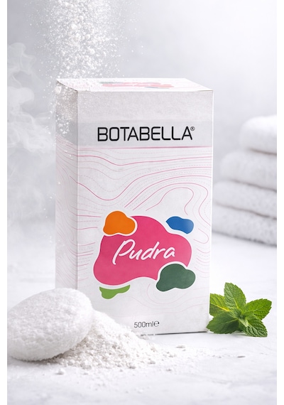 Botabella Pudra 500 Ml Profesyonel Vücut Pudrası Ter Önleyici Ferahlatıcı Bakım