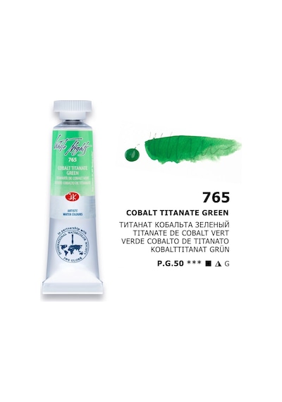 St. Petersburg White Nights Tüp Sulu Boya 10 Ml. 765 Cobalt Titanate Green Çok Renkli