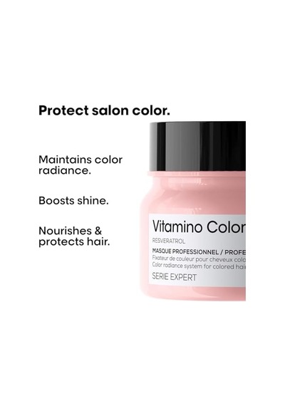 Serie Expert Vitamino Color Boyalı Saçlar Için Renk Koruyucu Maske 250ml