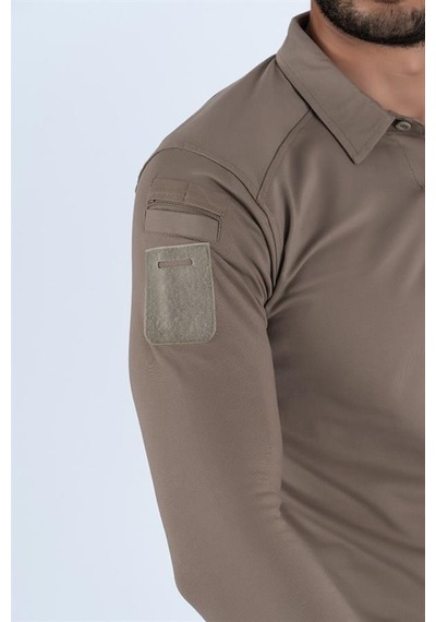 Combat Tactical T-shırt Tactıcal U.kol Pike - 802-967-bej Bej