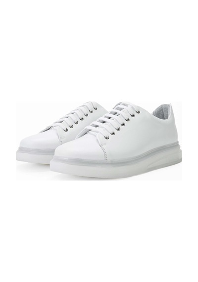 Tamer Tanca Erkek Hakiki Deri Beyaz Sneakers & Spor Ayakkabı 698 1089-5 Erk Ayk Sk23/24 Beyaz