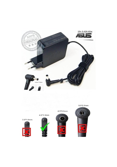 Asus Uyumlu S512D. X302L. E502M Adaptör Şarj Cihazı