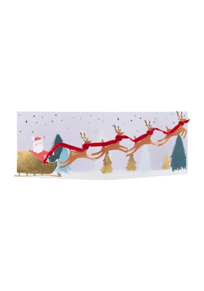 Meri Meri - Santa's Card - Noel Baba Tebrik Kartı - 3d