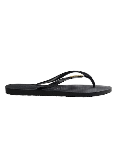 Havaianas Slım Logo Metallıc Kadın Siyah Terlik - 4119875 Siyah