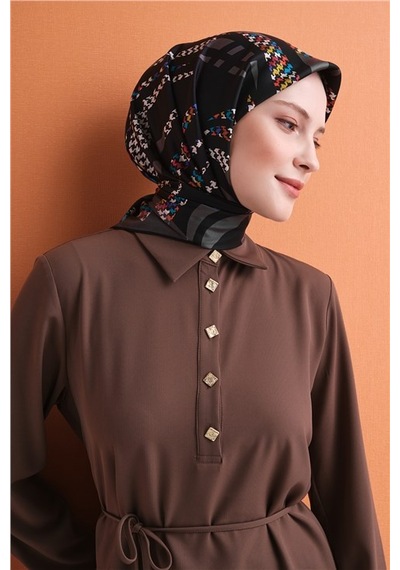 Armine Saf İpek Twill Eşarp 9634d 81 Fuşya Pembe