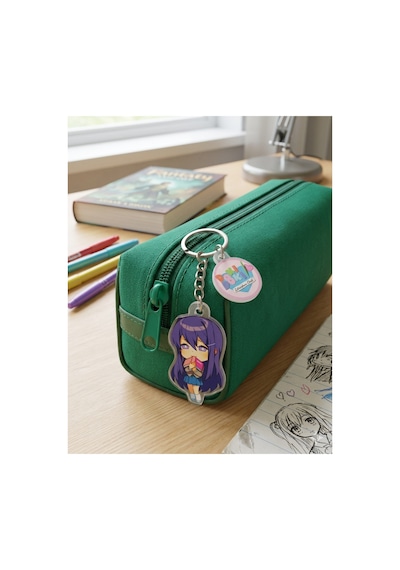 Owl Bag Doki Doki Literature Club - Yuri Katakteri Desenli Acrylic Anahtarlık Çanta Süsü Mıx