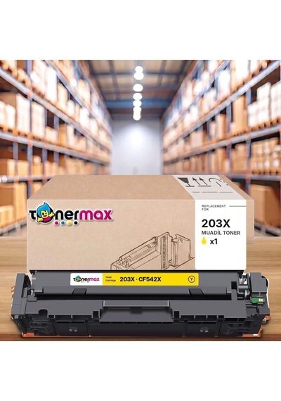 Hp Color Laserjet Pro Mfp M281fdn Cf542x Sarı Muadil Toner Çipli