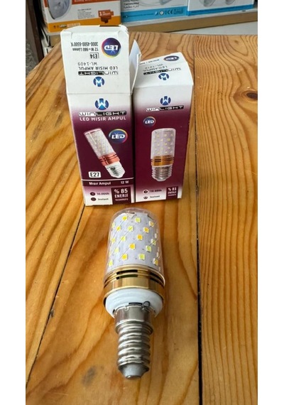 Tr Winlight 10 Adet E14 Duylu Mısır Led Ampül 12w 3 Renkli Genel
