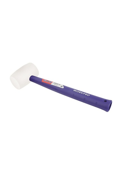 Workpro Wp241040 57mm 450gr Pvc Pp Saplı Beyaz Kauçuk Tokmak Fr Wp241040