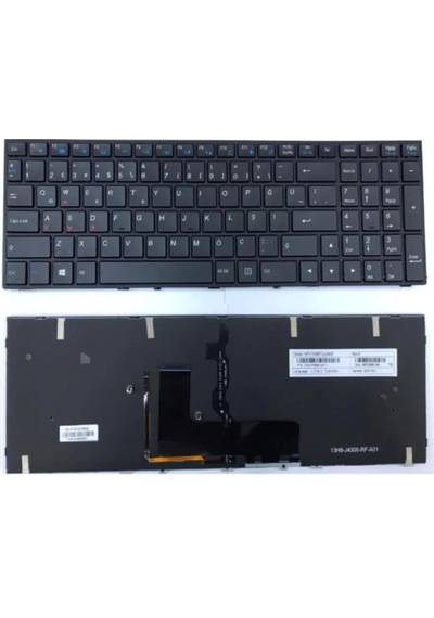 6-80-P6500-013-1 Klavye Tuş Takımı Siyah TR