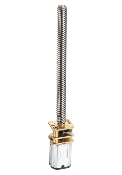 N20 6v Dc 500 Rpm M3x55 Mm Mikro Metal Redüktörlü Uzun Şaftlı Motor