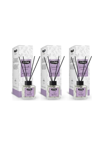 Deep Fresh Çubuklu Oda Kokusu Lavanta 100 Ml X 3 Adet