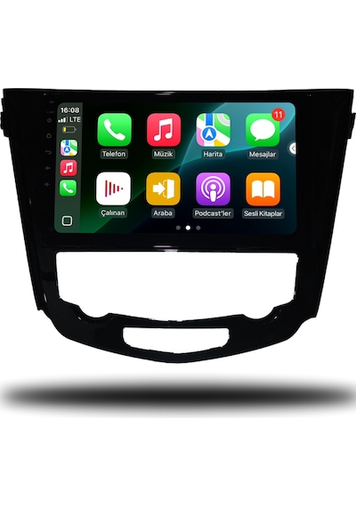 Caros Nissan Qashqai 2014-2021 Dijital Klima Uyumlu Android Multimedya 4gb Ram 128gb Hafıza 10"