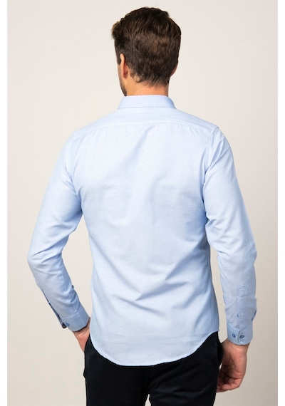Tudors Erkek Slim Fit Dar Kesim Uzun Kollu Pamuklu Oxford Doku Kolay Ütülenebilir Mavi Düğmeli Yaka Gömlek-23467 Mavi Tudors Erkek Slim Fit Dar Kesim Uzun Kollu Pamuklu Oxford Doku Kolay Ütülenebilir Mavi Düğmeli Yaka Gömlek-23467 Mavi