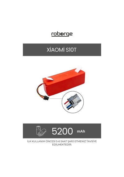 Xiaomi Vacuum Mop S10t Stfcr01sz Robot Süpürge Uyumlu Batarya 5200 Mah - Muadil Ürün