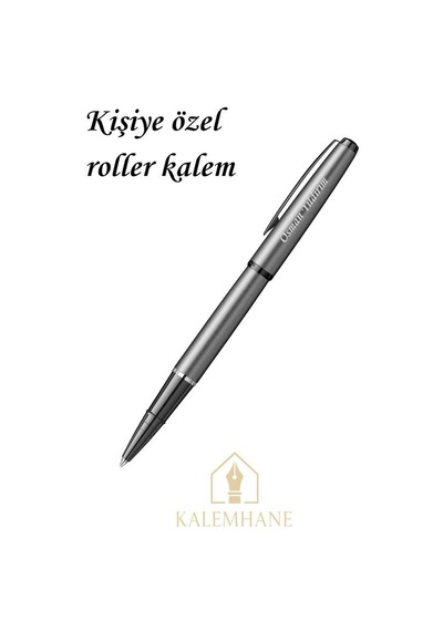 Kalemhane Scrikss Bakır Roller Kalem Kişiye Özel Gri