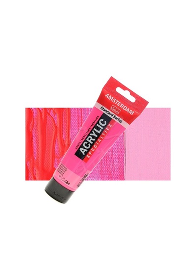 Amsterdam Fosforlu Akrilik Boya 120Ml 384 Reflex Rose