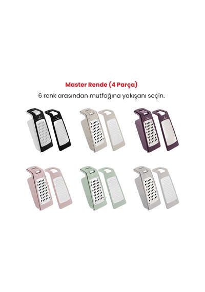Sofram Master Yeşil Rende 4 Parça