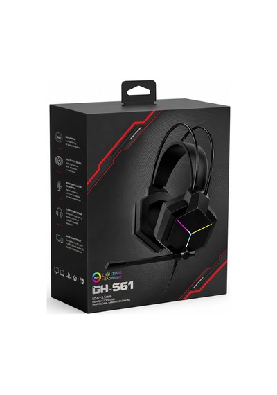 Jedel Gaming Gh-561 Rgb Işıklı Mikrofonlu Oyuncu Kulaklığı Usb 50mm Sürücü